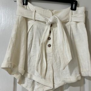 Linen shorts